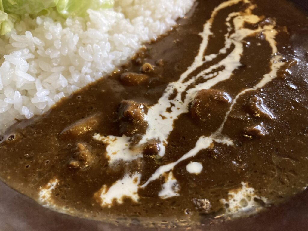 カレーのアップ