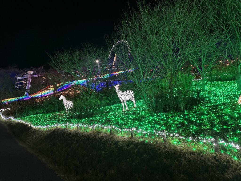 さがみ湖リゾートプレジャーフォレスト：光の動物園②